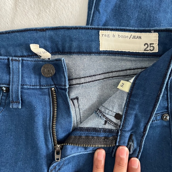 rag & bone/JEAN- The High-Rise Skye Lightweight Skinny Jeans - Picture 6 of 9